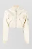 Cut-out cropped bomber jacket sold by Renaisa