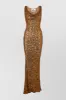 Bodycon sequin jersey maxi dress sold by Renaisa