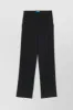 Zipped wide leg pants in recycled gabardine sold by Renaisa