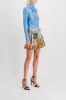 Sequin mini-skirt with buffy hem sold by Renaisa