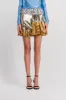 Sequin mini-skirt with buffy hem sold by Renaisa