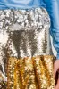 Sequin mini-skirt with buffy hem sold by Renaisa