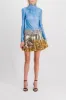 Sequin mini-skirt with buffy hem sold by Renaisa