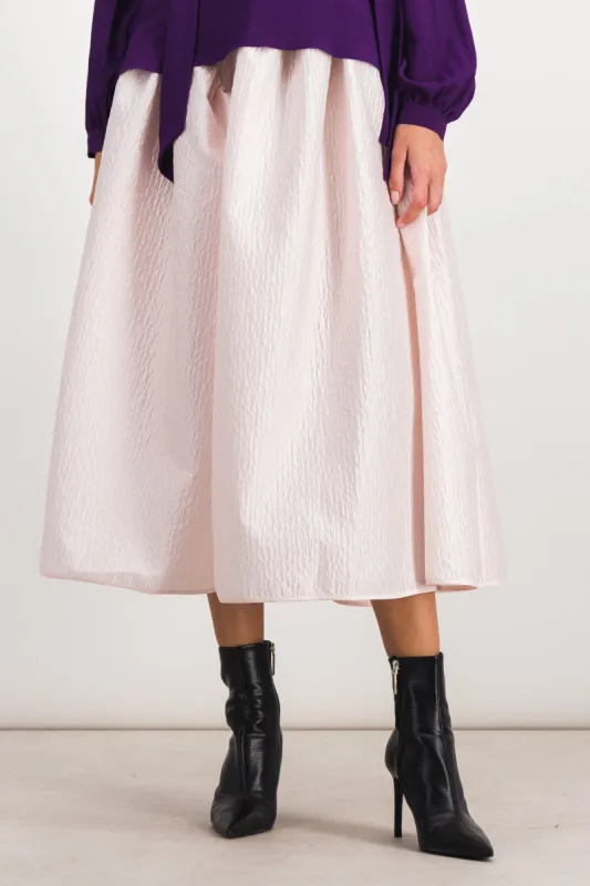 Rose panelled voluminous maxi skirt sold by Renaisa