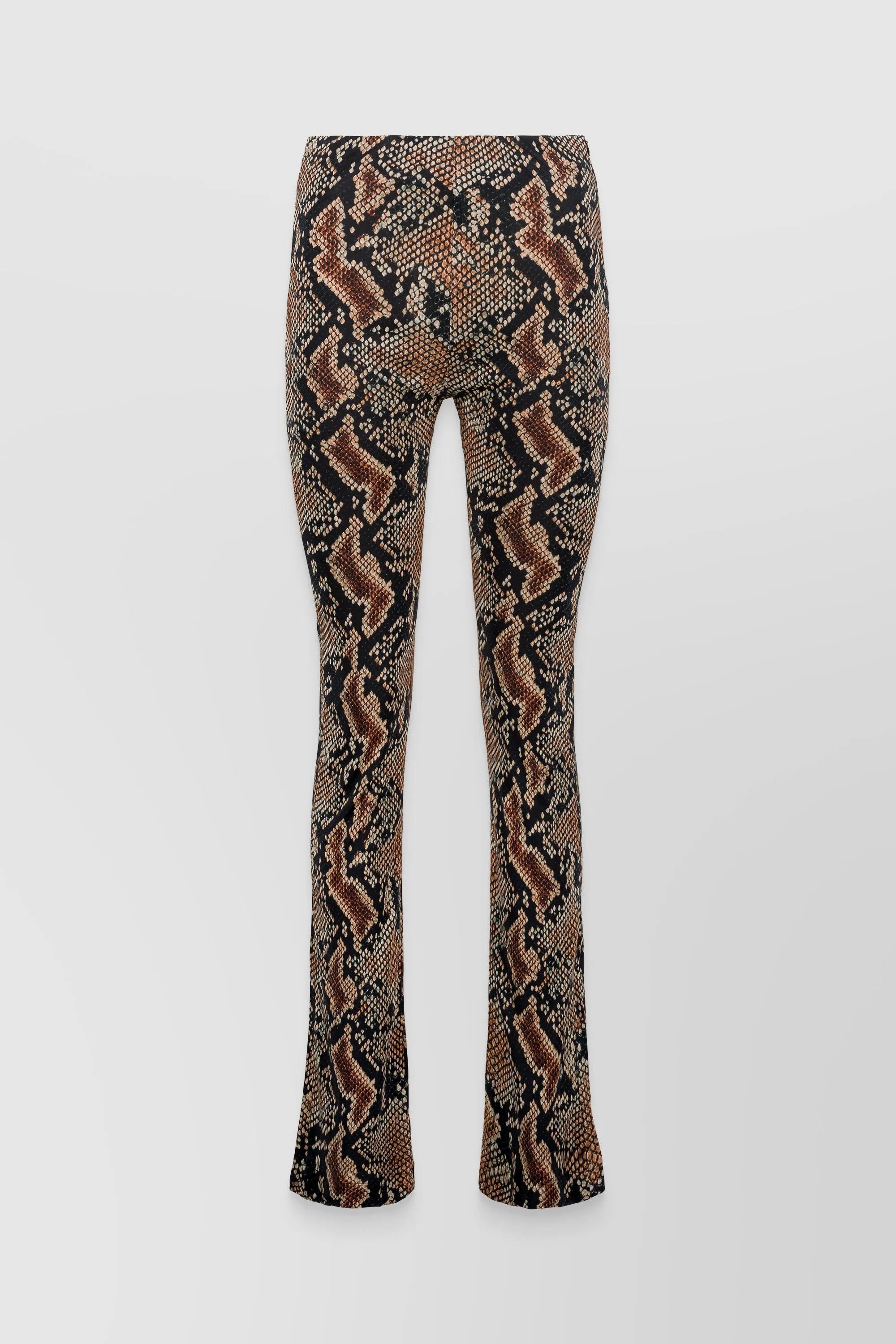 Snake print slim straight leg pants sold by Renaisa product image thumbnail 5