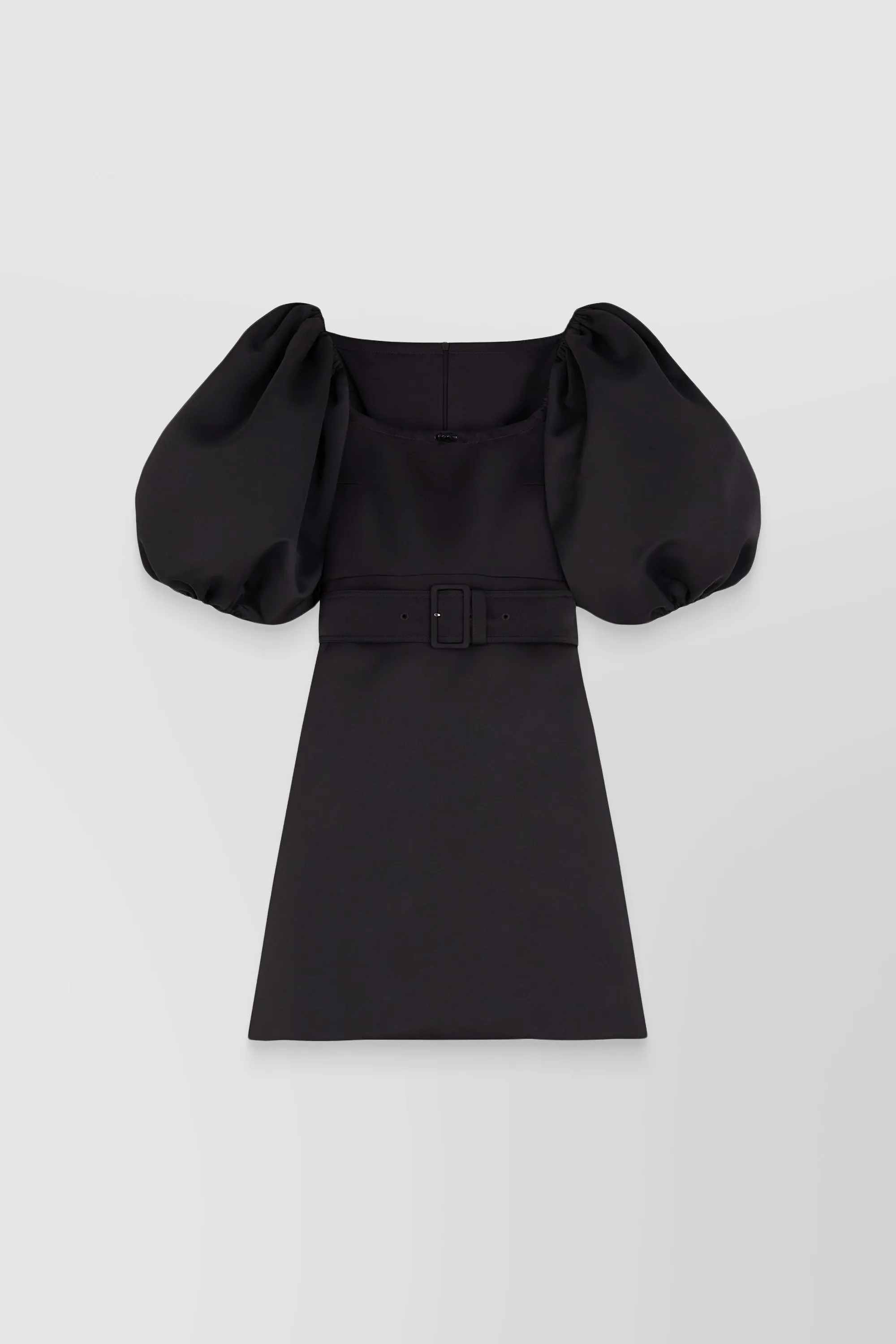 Drawstring mini dress with puff sleeves sold by Renaisa product image thumbnail 5