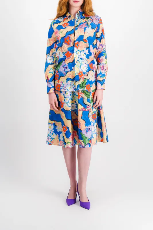 Printed multi color shirt sold by Renaisa