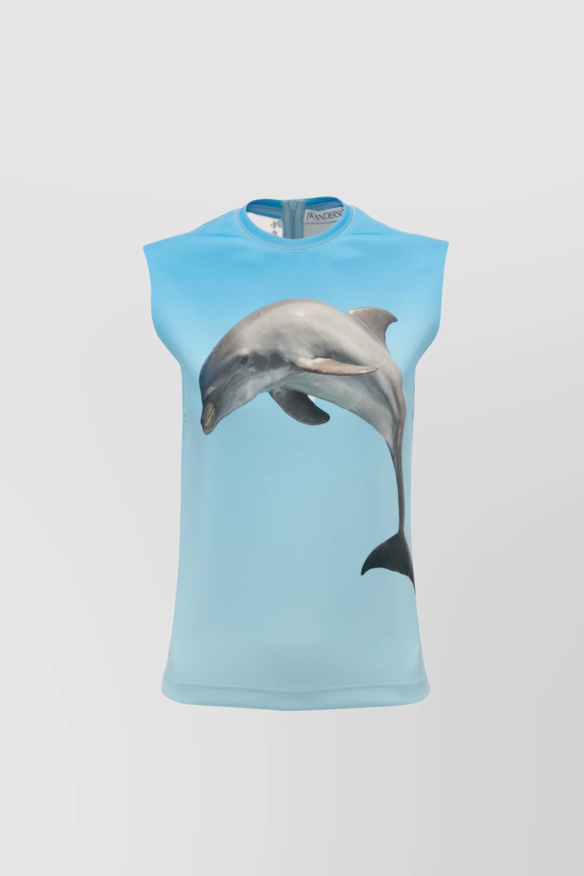 Dolphine-print sleeveless top sold by Renaisa product image thumbnail 2