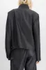 Double buttoned tailoring veste with high neck sold by Renaisa