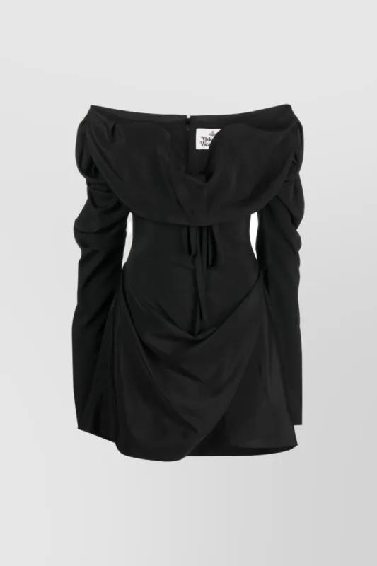 LS Iwona corset longsleeved mini dress sold by Renaisa