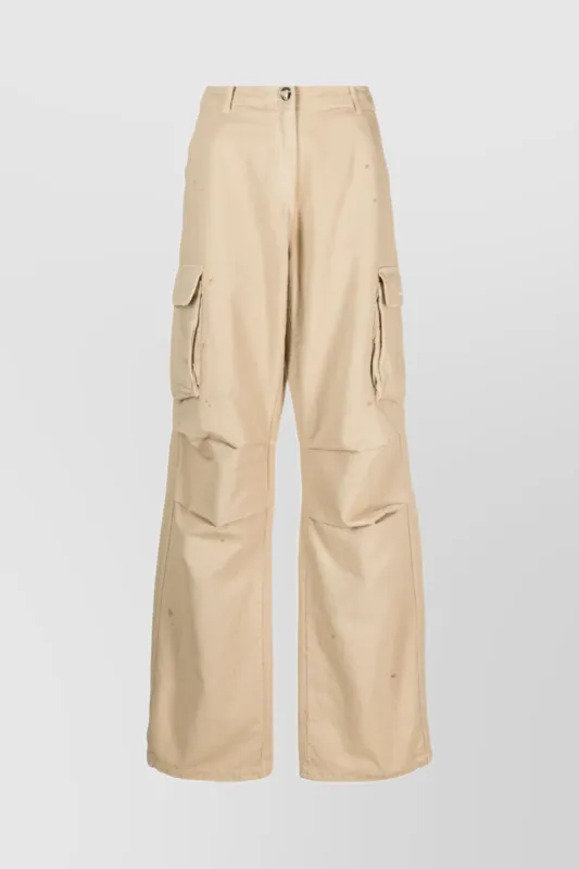 wide-leg cargo trousers sold by Renaisa