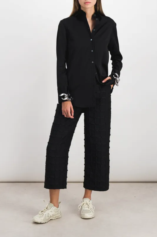 Cropped straight leg pants sold by Renaisa