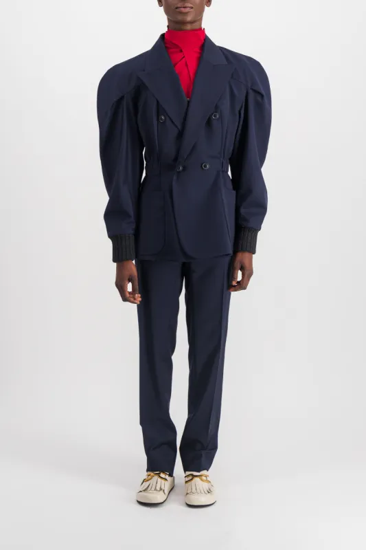 Tailored blazer with large shoulders sold by Renaisa