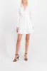 Eco poplin pleated summer mini dress sold by Renaisa