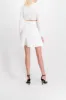 Eco poplin pleated summer mini dress sold by Renaisa