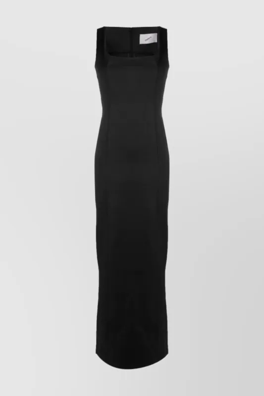 Tailored maxi dress with 3D bustier sold by Renaisa