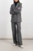 Drawstring speckled wool tailoring blazer sold by Renaisa