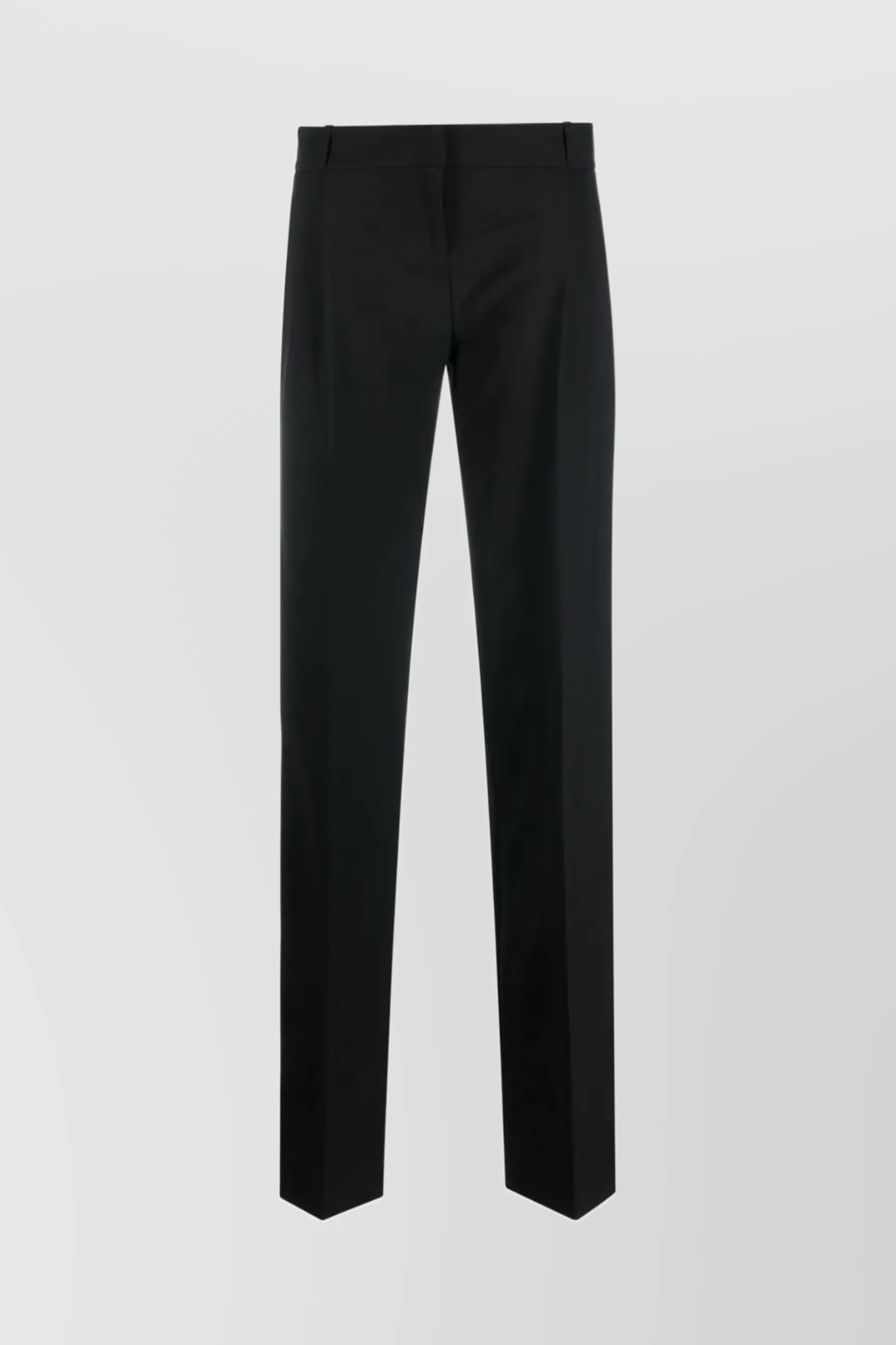 Black low rise loose tailored pants sold by Renaisa product image thumbnail 4