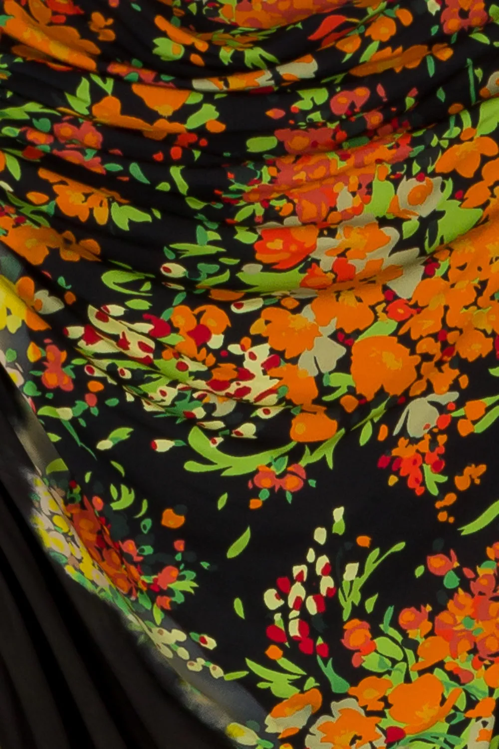 Printed ruched jersey maxi dress sold by Renaisa product image thumbnail 5