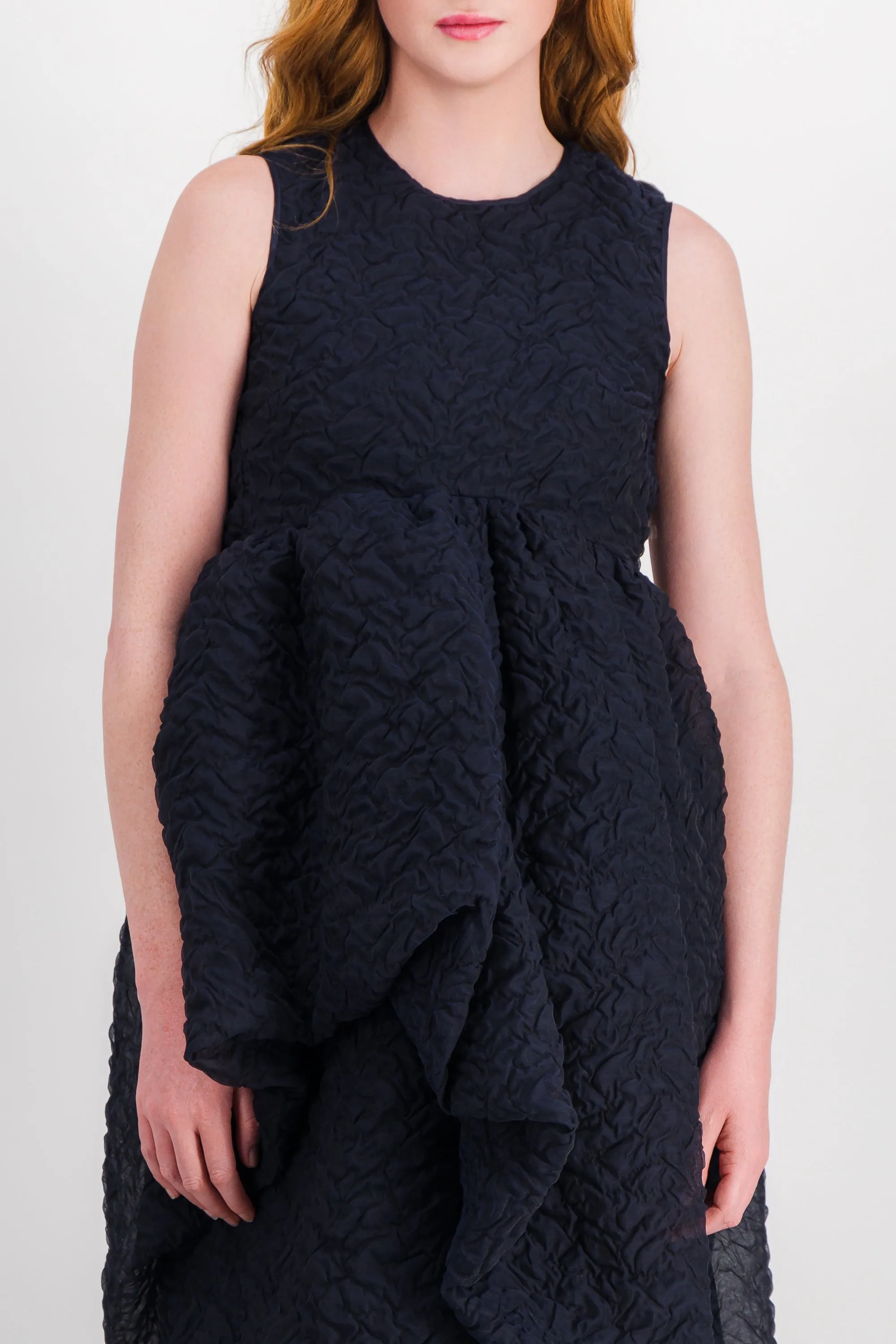 Midi dress with open back and asymmetrical skirt sold by Renaisa product image thumbnail 4