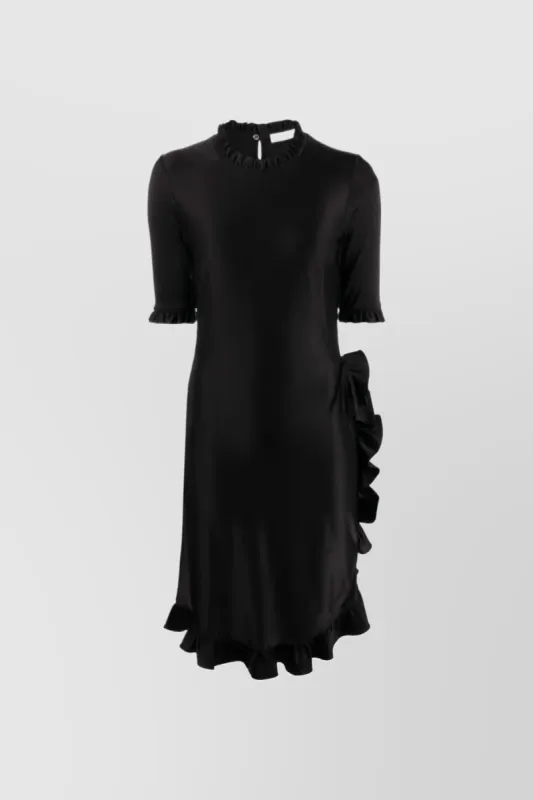 Flamenco asymmetric minidress sold by Renaisa