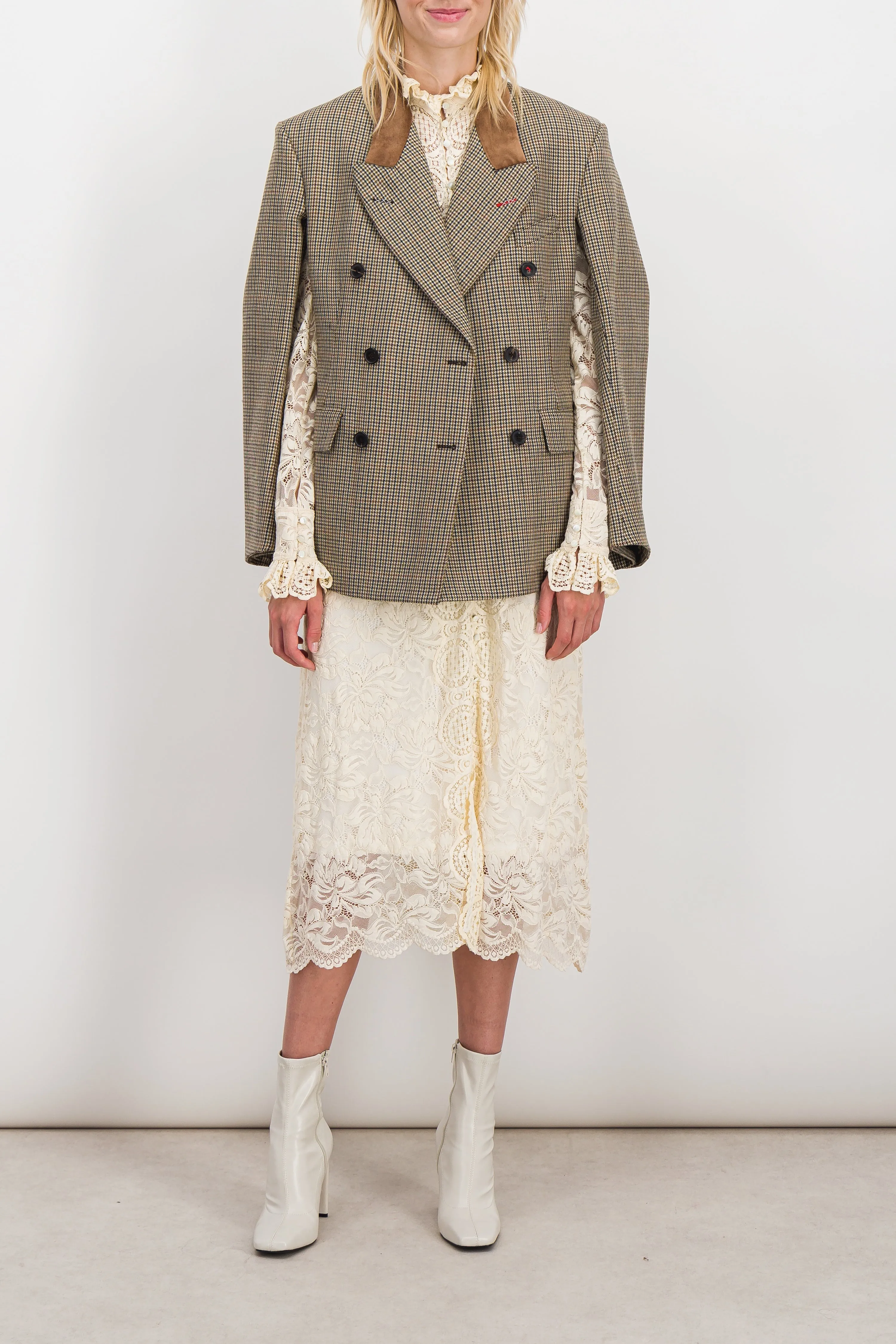 Double breasted cape blazer sold by Renaisa product image thumbnail 2