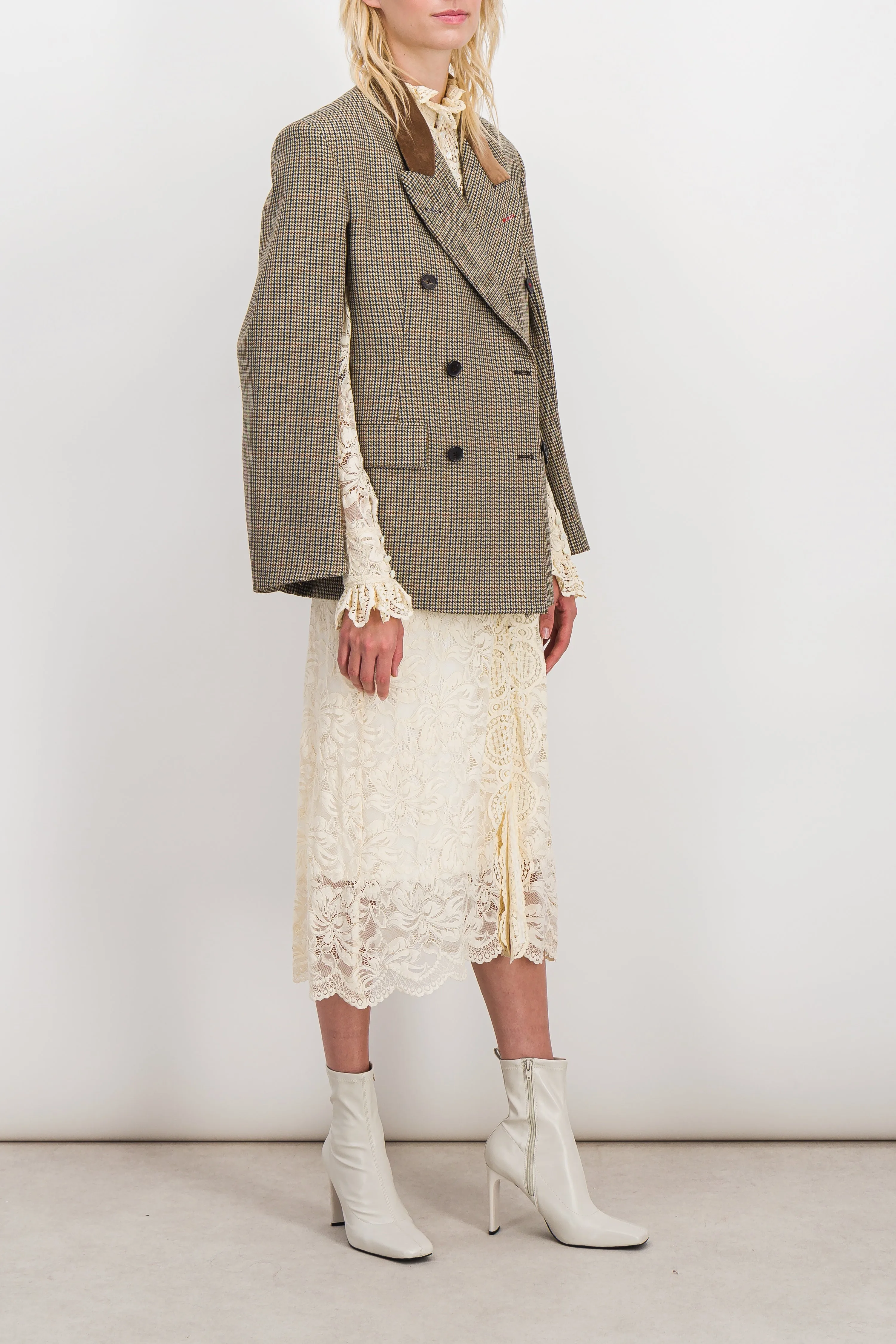 Double breasted cape blazer sold by Renaisa product image thumbnail 3