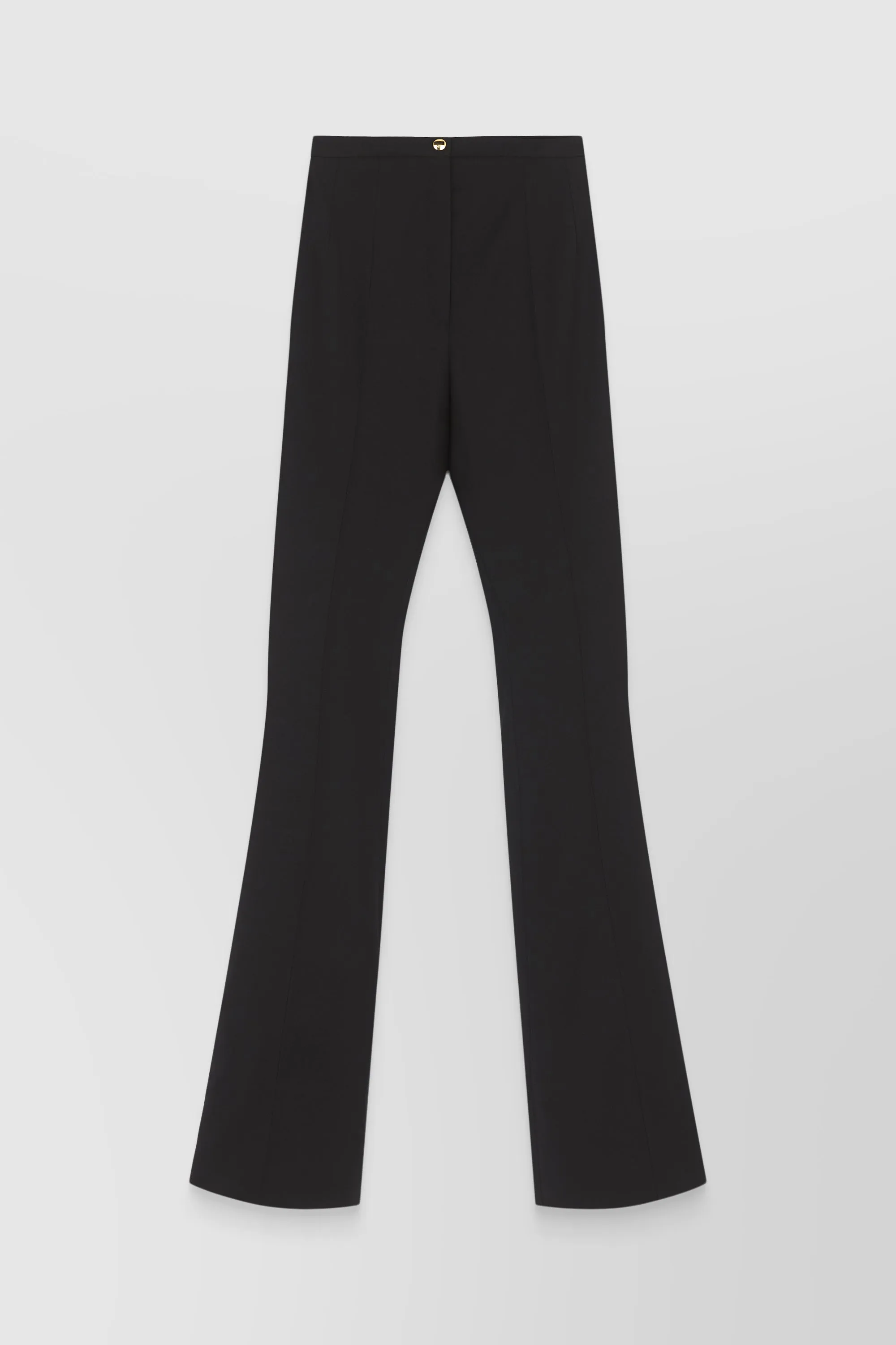 Black slide flared pants sold by Renaisa product image thumbnail 3