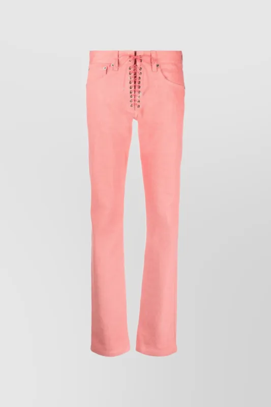 Iconic cotton slim pants sold by Renaisa