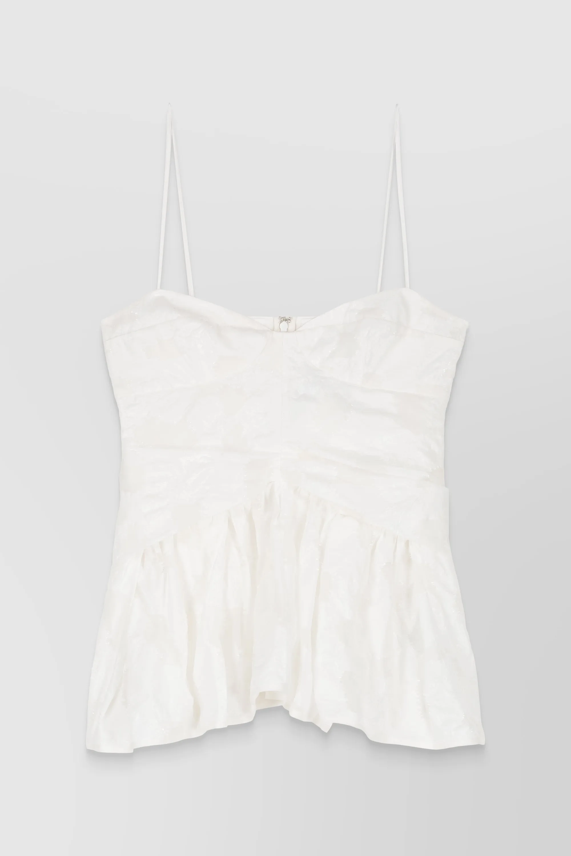 Fil coupé peplum bustier top sold by Renaisa product image thumbnail 4