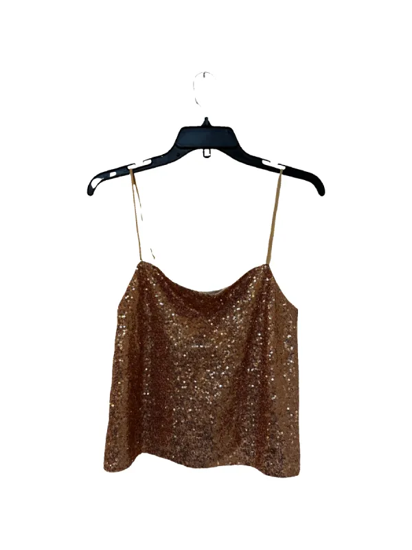 Rose Gold Sleeveless Sequin Top sold by Rhode