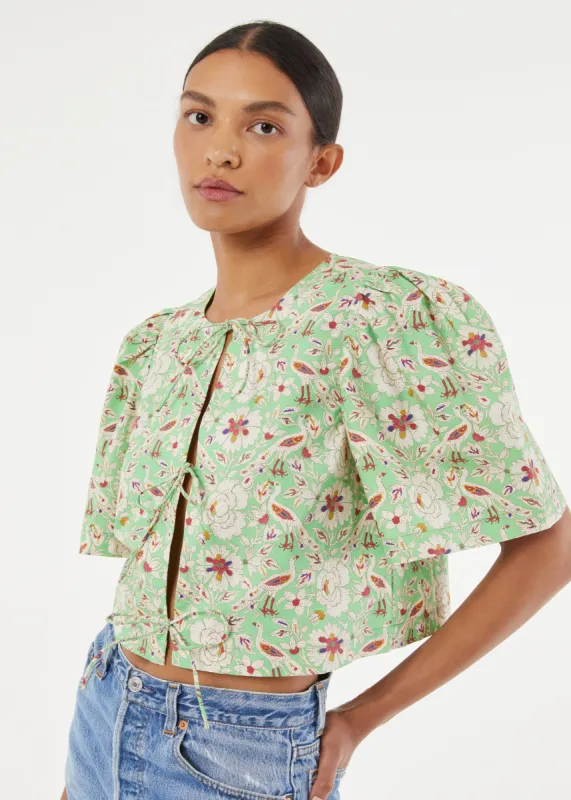 Hope Top | Green Bordeaux Plume Grande sold by Rhode