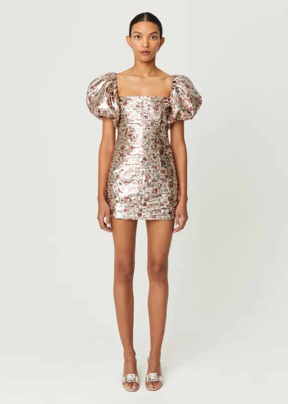 Suzette Dress | Cream Vichy Rose sold by Rhode