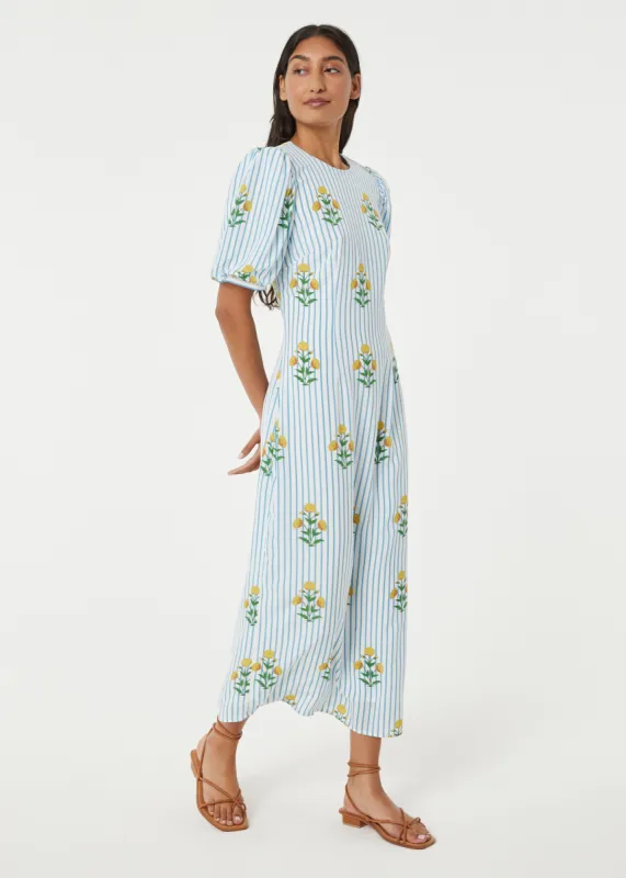 Wanda Dress | Poppy Stripe sold by Rhode