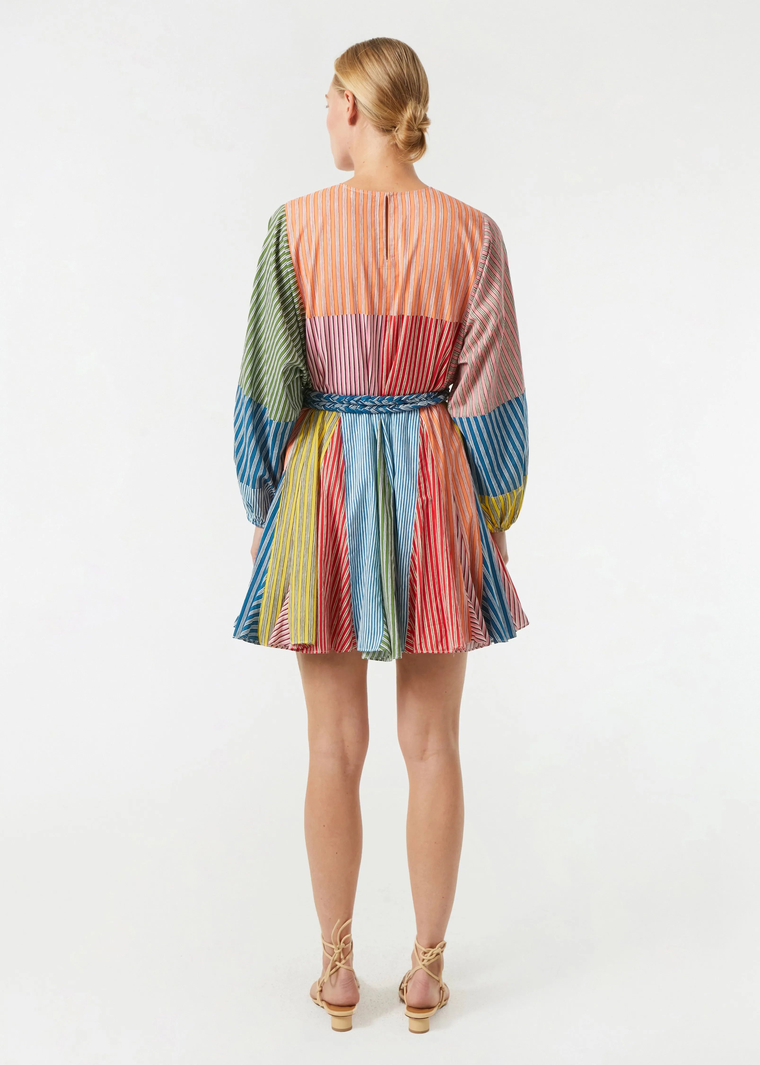 Ella Dress | Multi Stripe Patchwork sold by Rhode product image thumbnail 4
