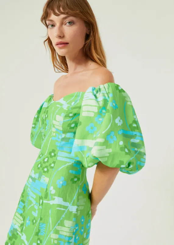 Linen Dali Dress | Electric Eden made by Rhode