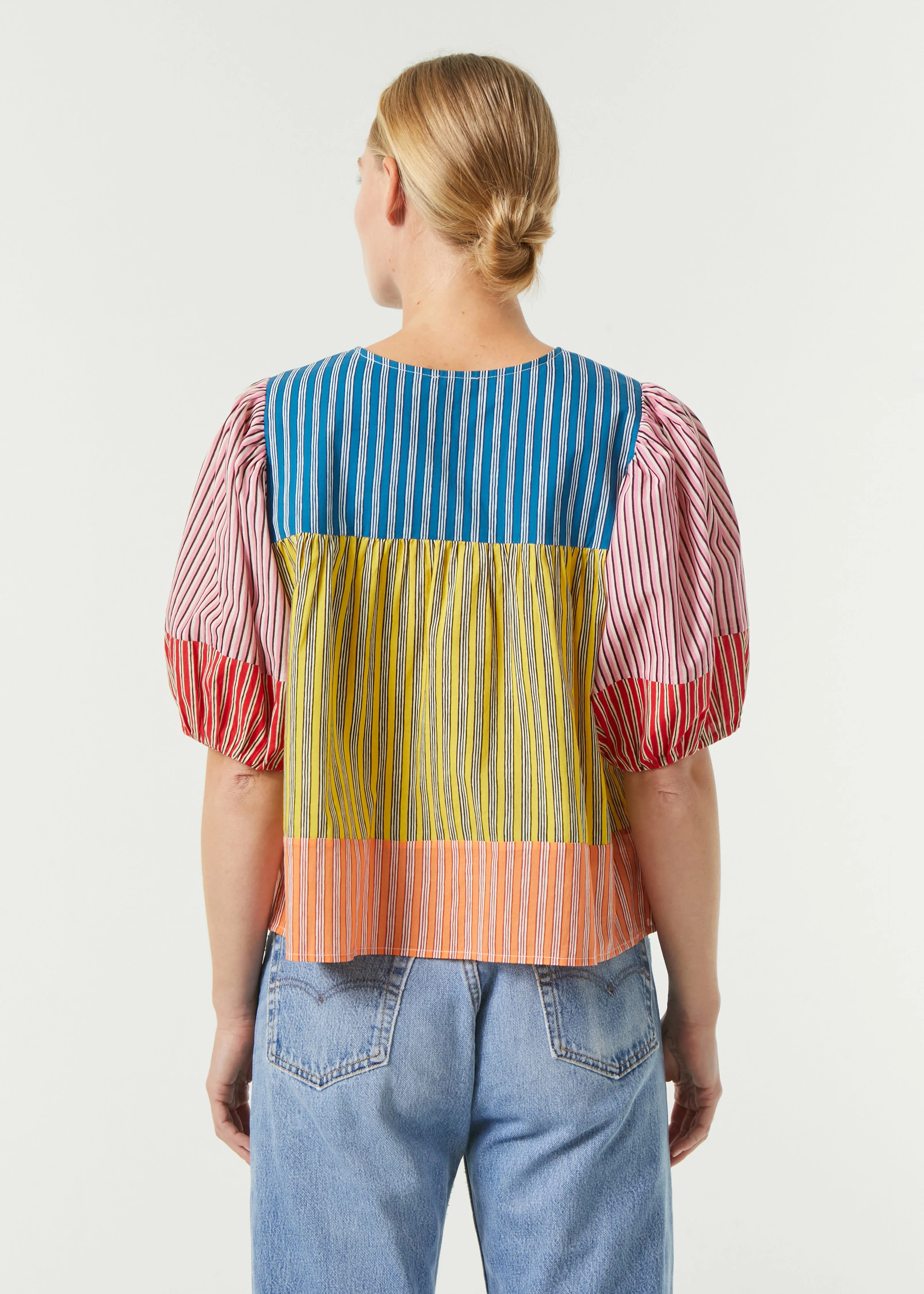 Javier Top | Multi Stripe Patchwork sold by Rhode product image thumbnail 5