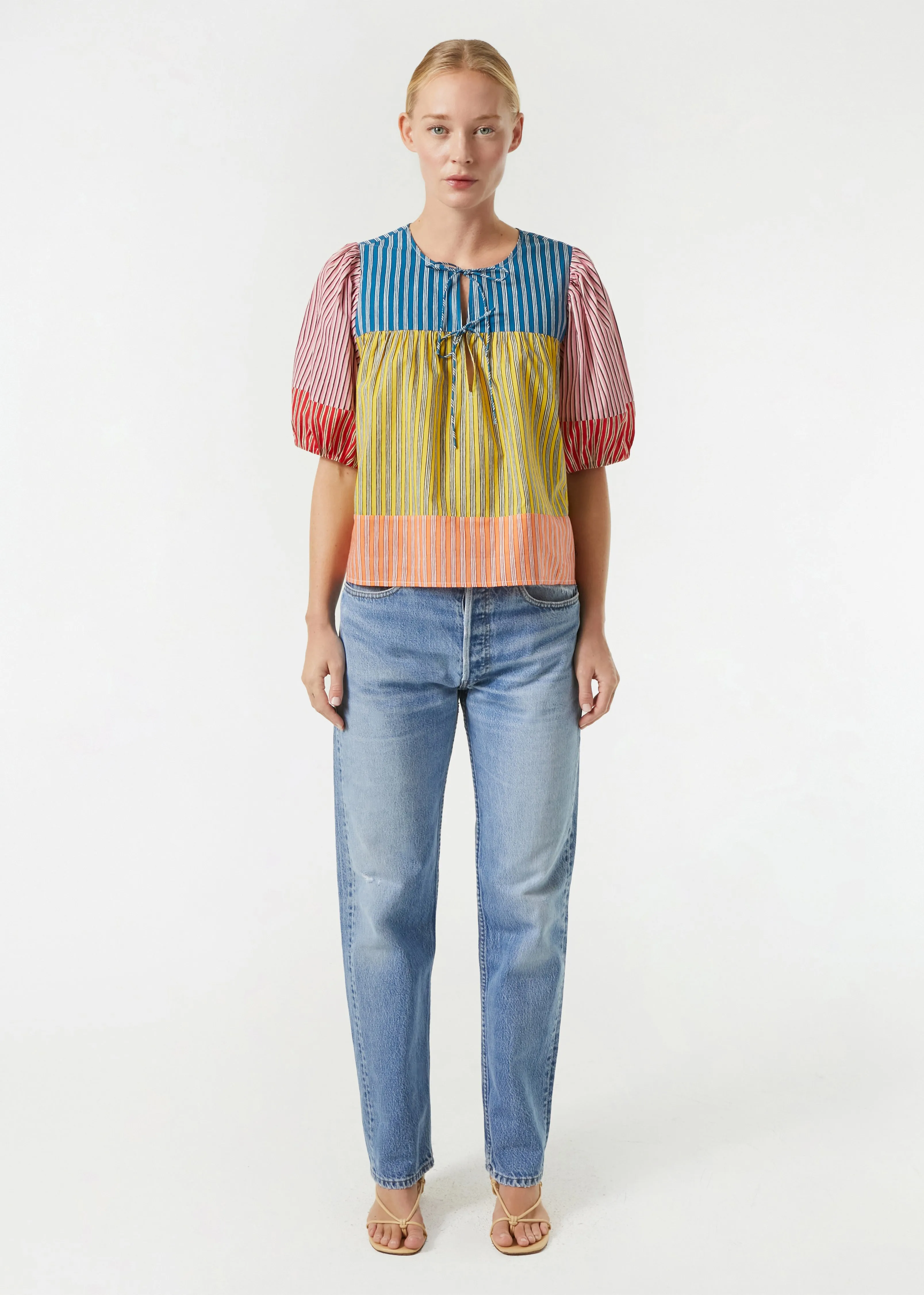 Javier Top | Multi Stripe Patchwork sold by Rhode product image thumbnail 2
