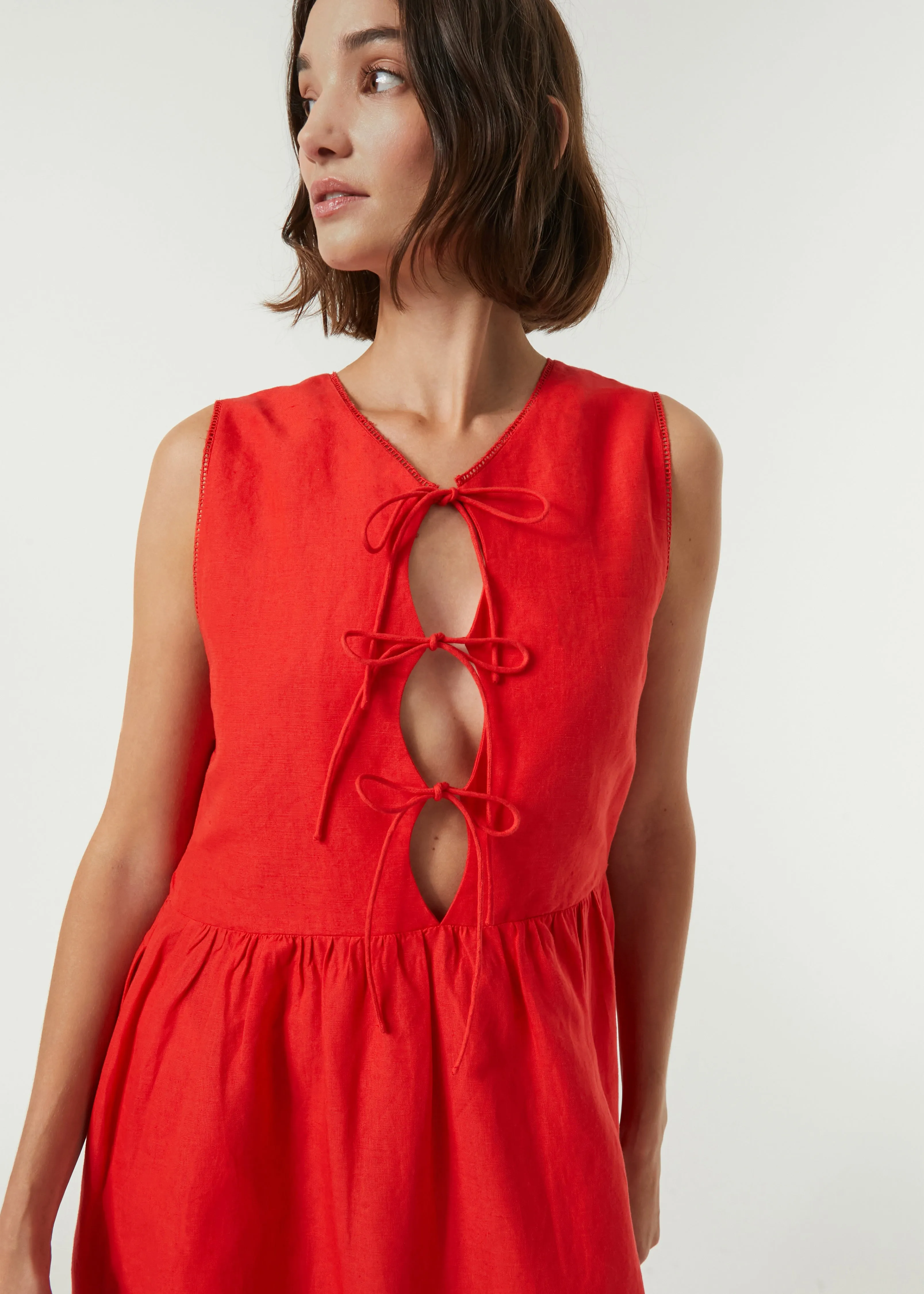 Aya Dress | Scarlet Eyelet sold by Rhode product image thumbnail 3