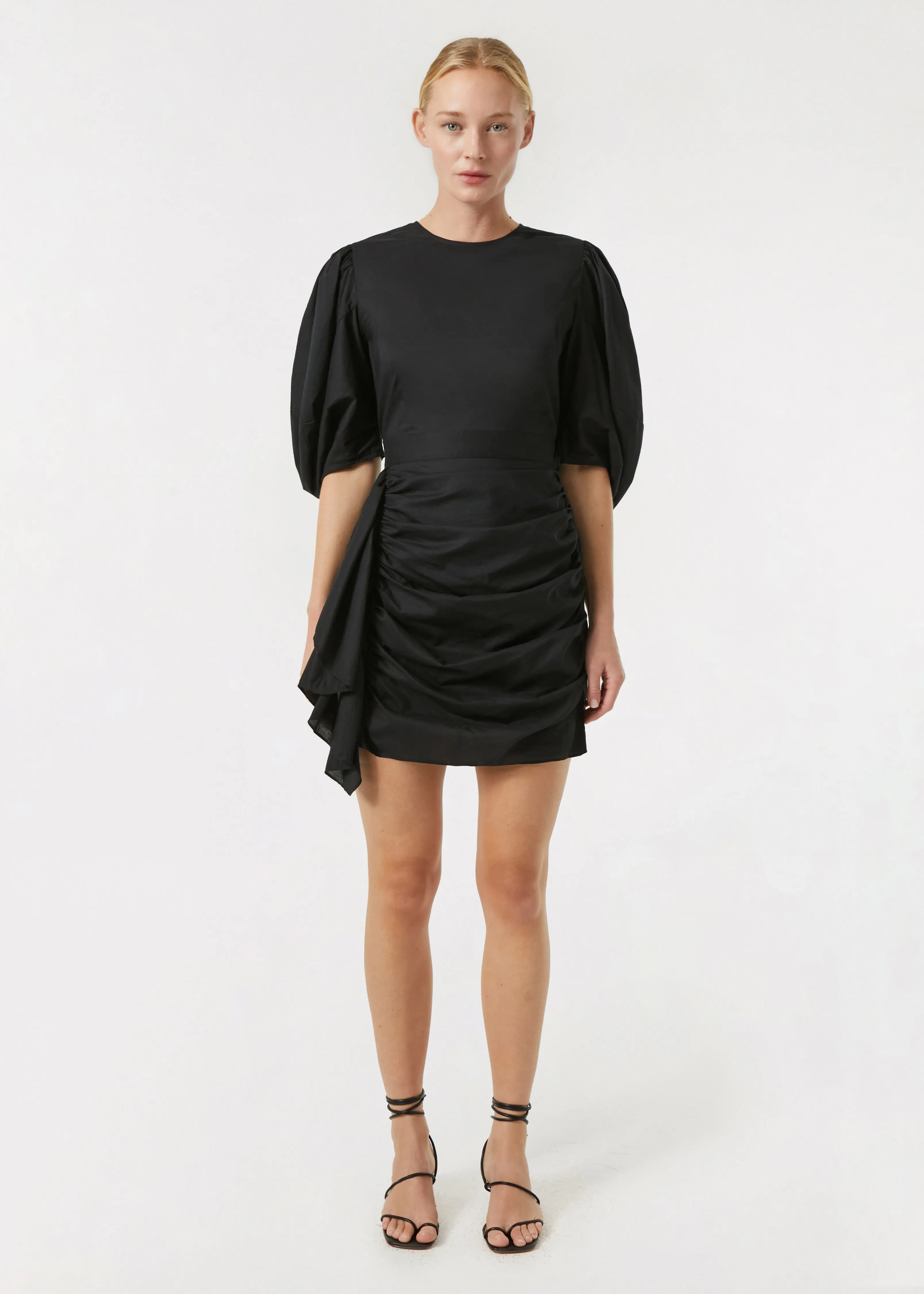 Cotton Pia Dress | Black sold by Rhode