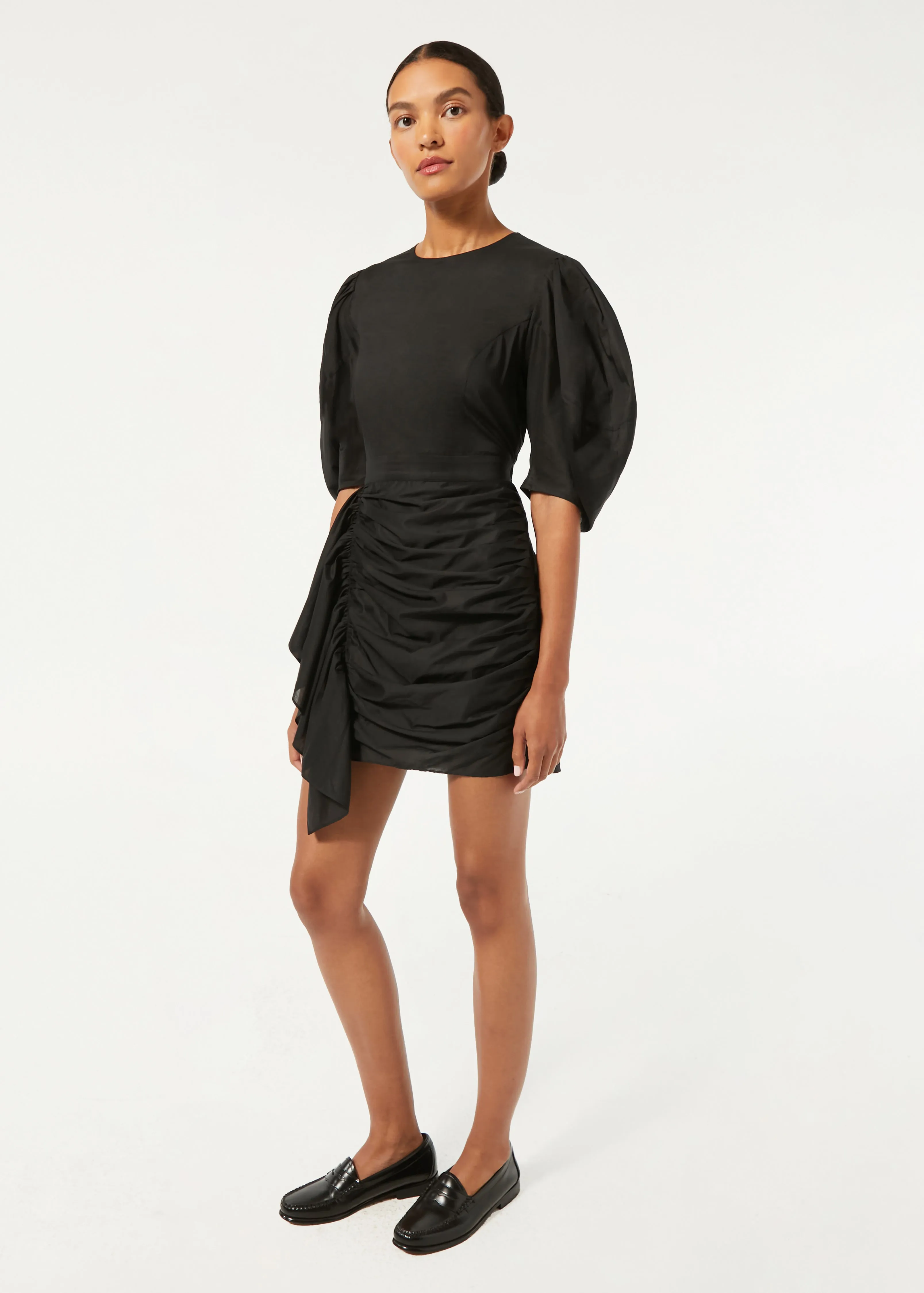 Cotton Pia Dress | Black sold by Rhode product image thumbnail 3