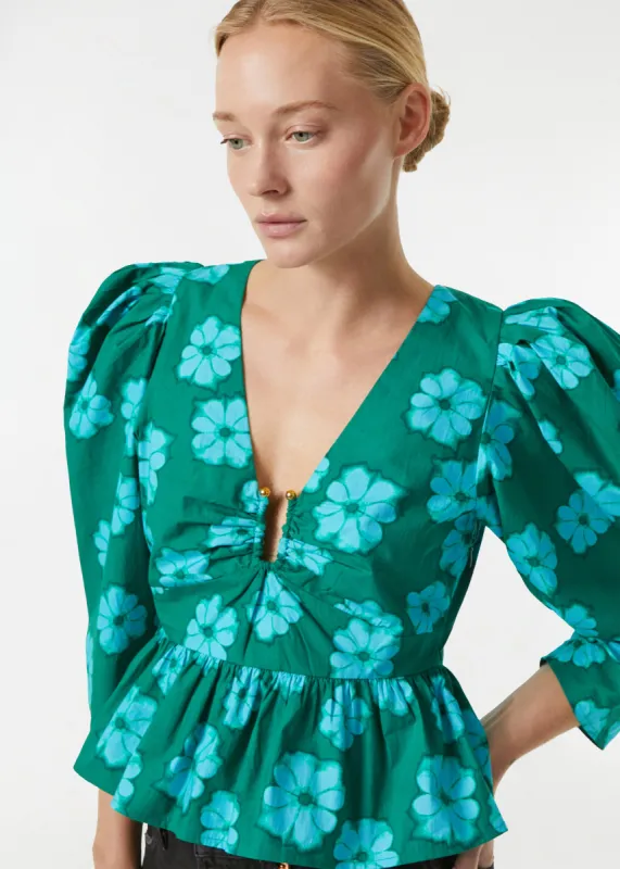Alma Top | Forest Bombay Bloom sold by Rhode