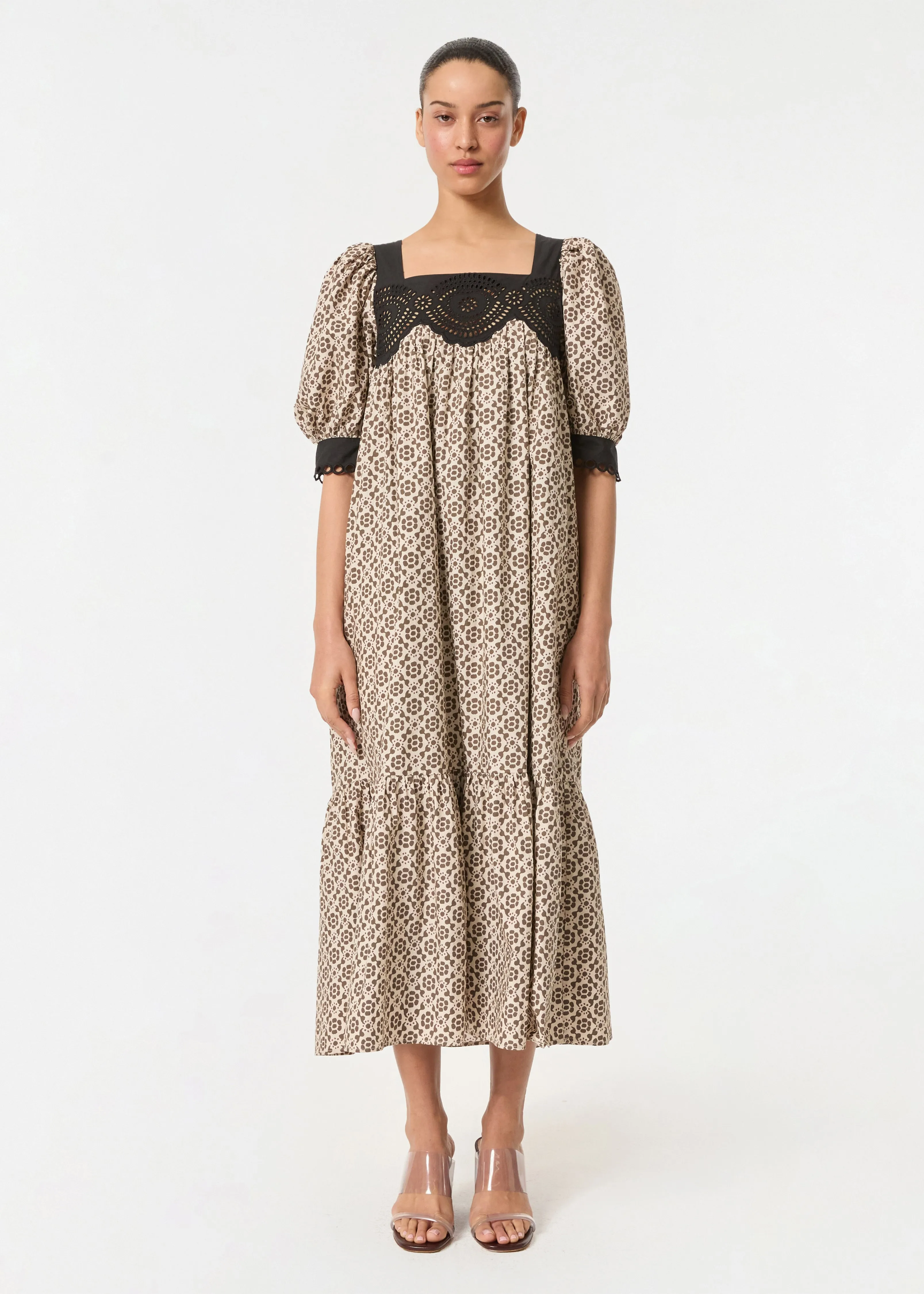 Saya Dress | Kalahari Floral Eyelet sold by Rhode product image thumbnail 2