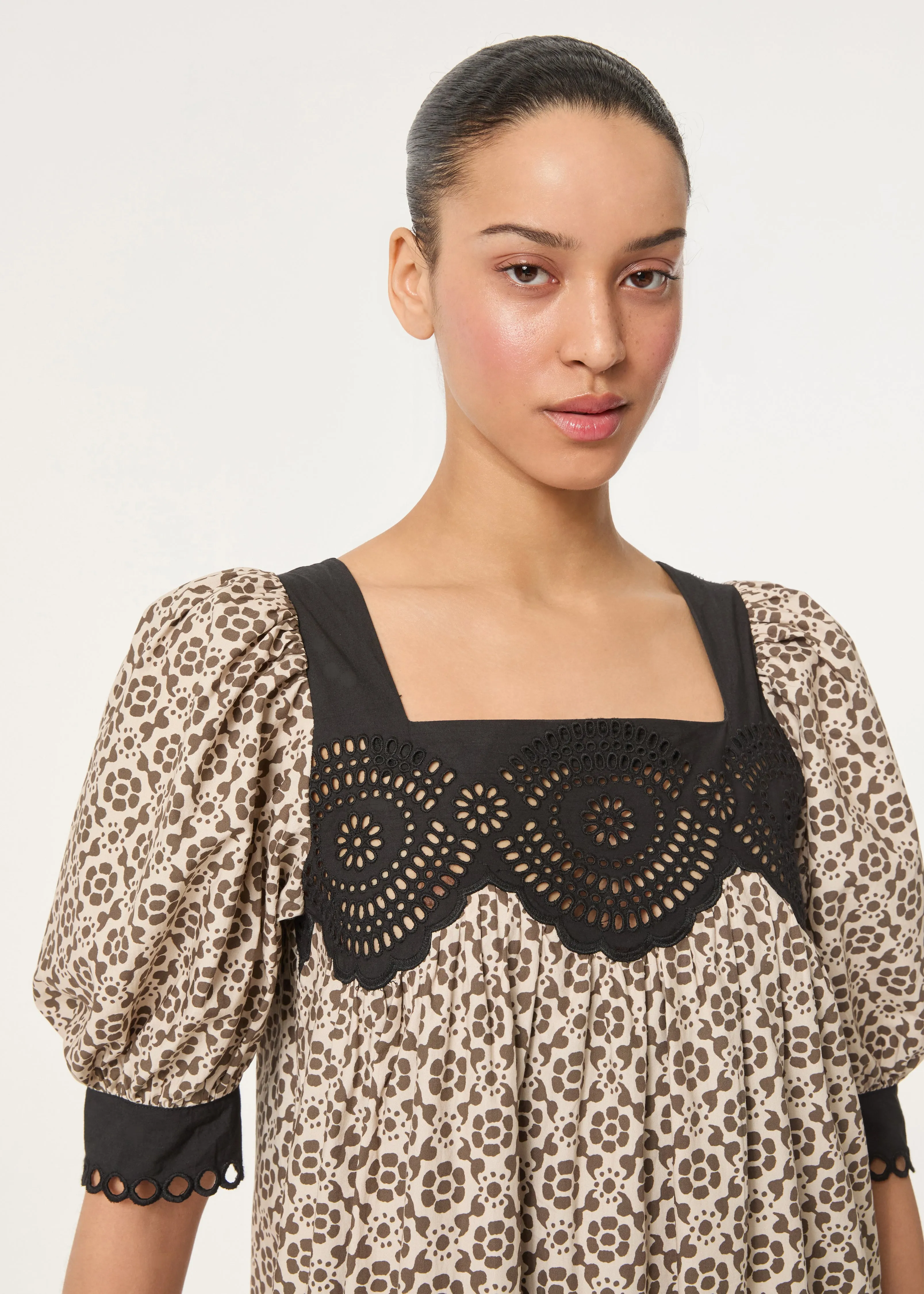 Saya Dress | Kalahari Floral Eyelet sold by Rhode product image thumbnail 4