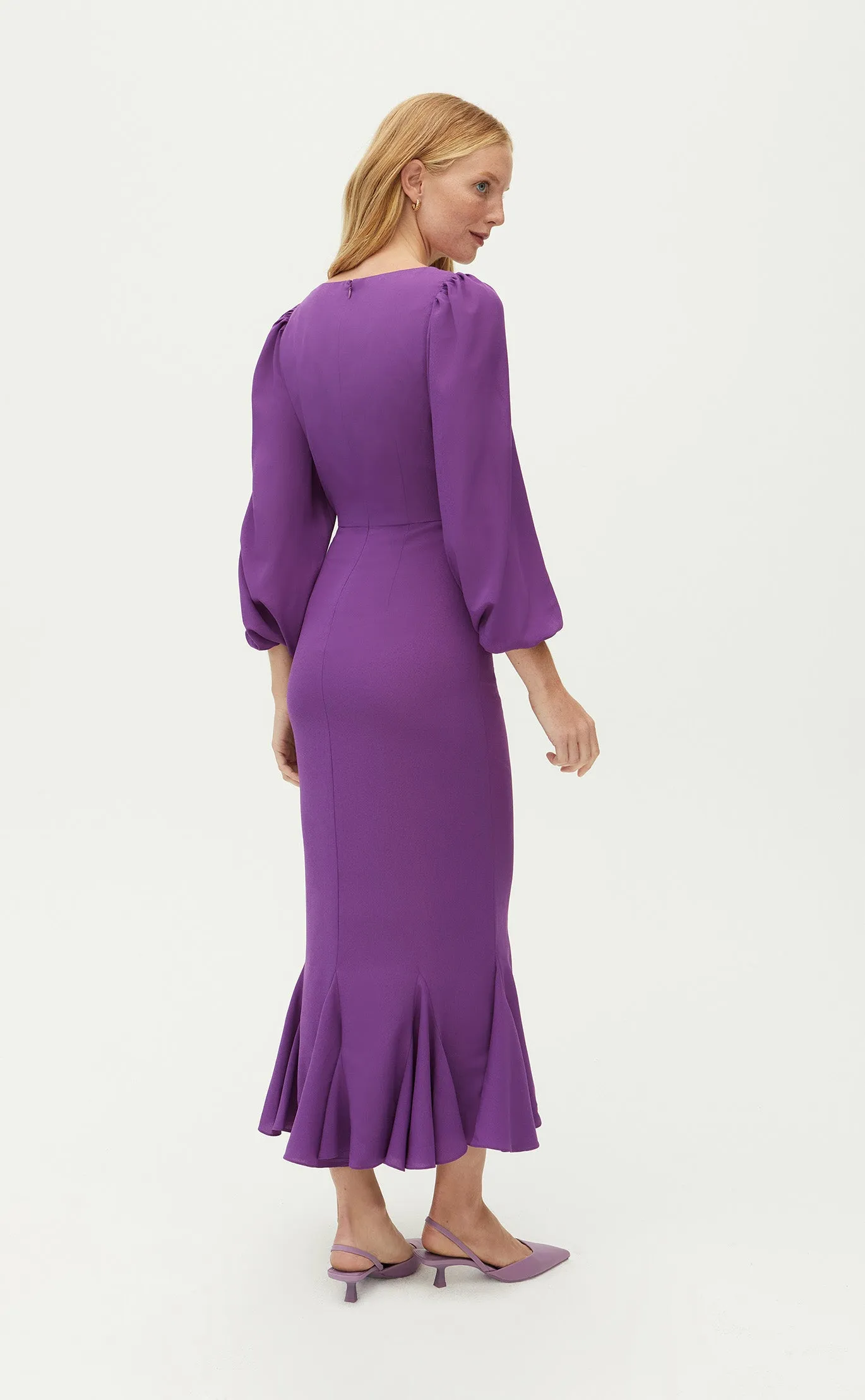 Blair Dress Crepe | Violet sold by Rhode product image thumbnail 4