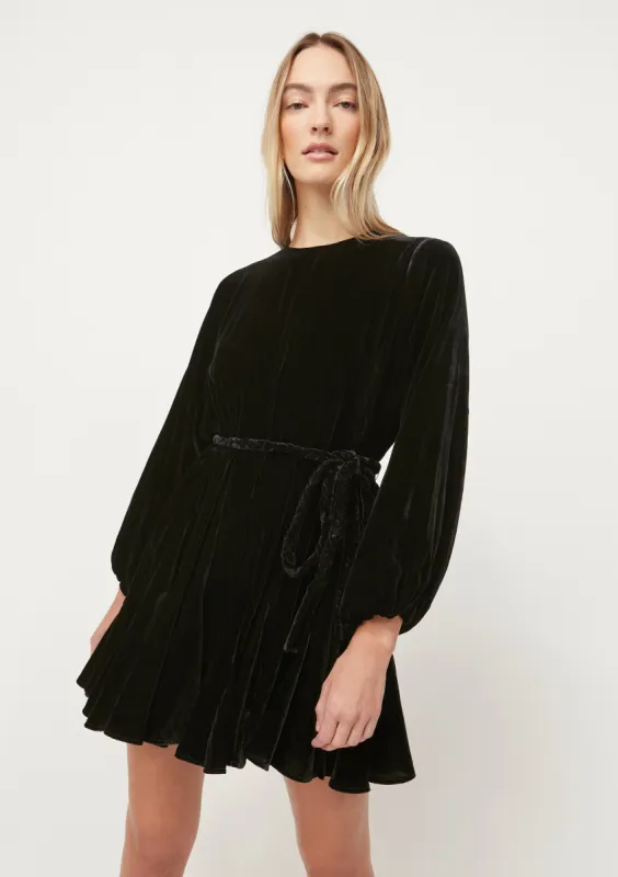 Black Velvet Ella Dress | Black Velvet sold by Rhode