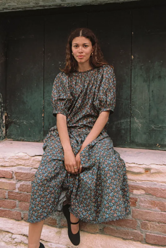 Aderyn Dress | Sapphire Bloom sold by Rhode