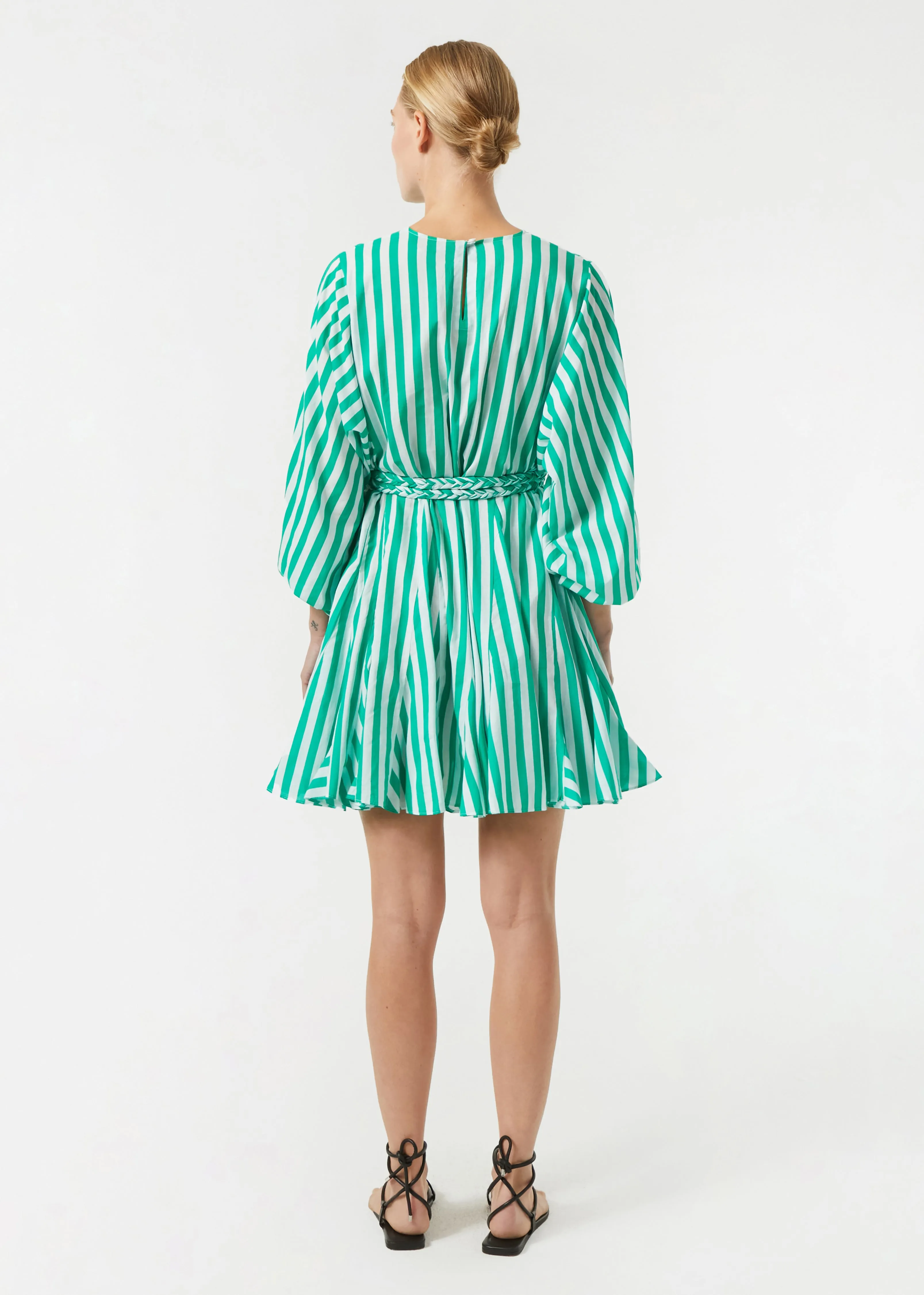 Ella Dress | Green Curacao Stripe sold by Rhode product image thumbnail 3