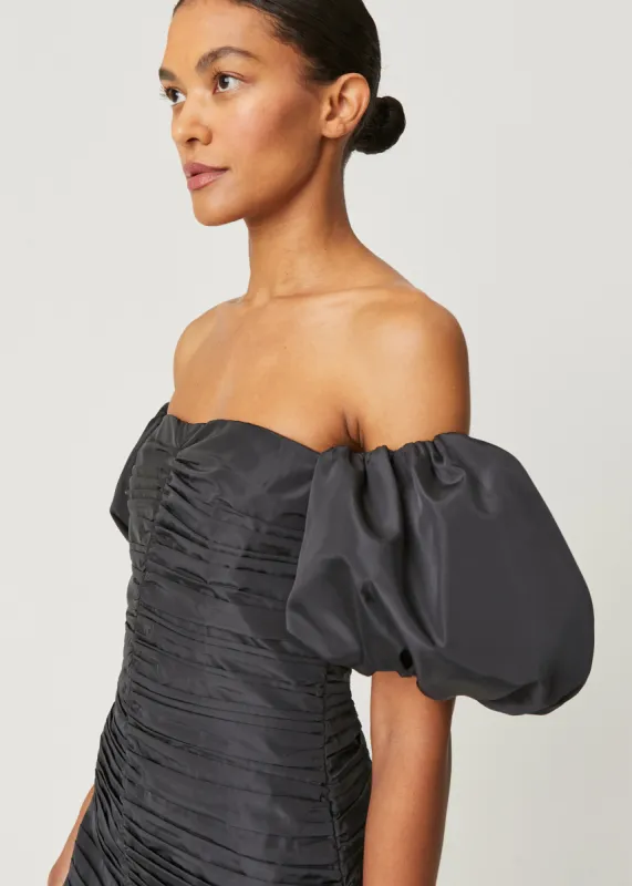 Suzette Dress | Jet Black sold by Rhode