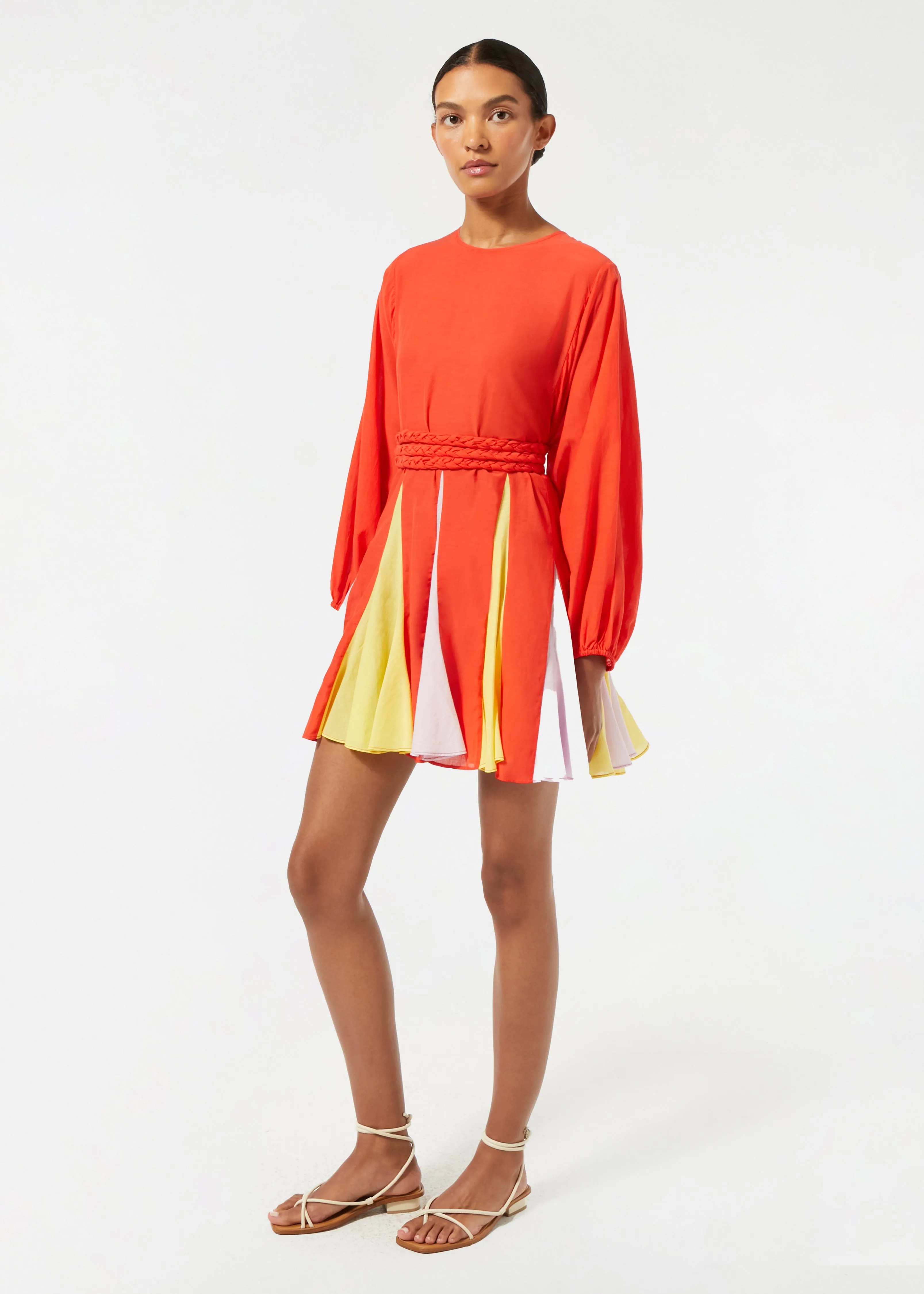 Ella Dress | Electric Red Colorblock sold by Rhode product image thumbnail 3